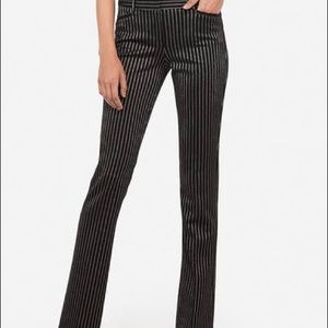 Express navy pinstripe dress pants